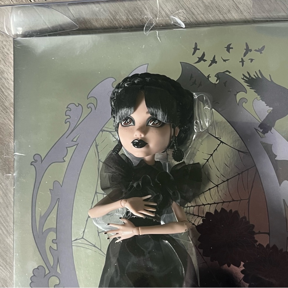 monster high rave’n wednesday doll removed from box!
